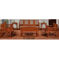 林岳红木新中式沙发