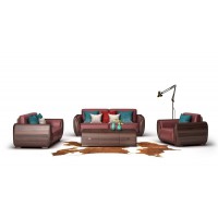 意式风范系列家具：1+2+3沙发HSF-03