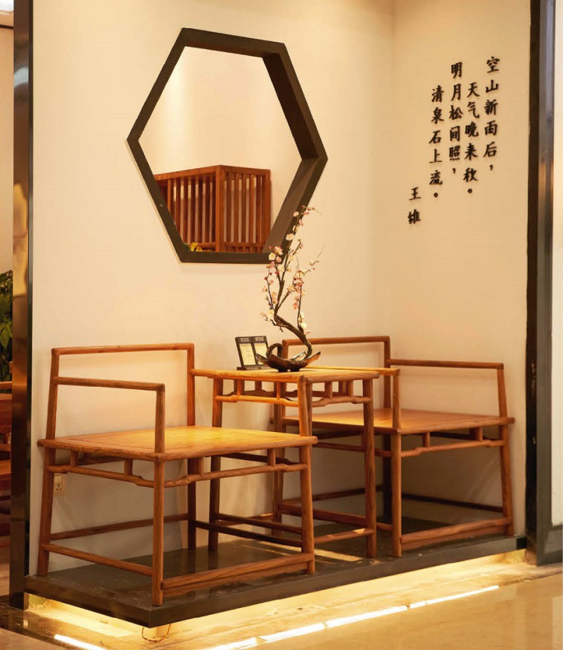 诗意东方新中式红木：诗意禅椅、方桌