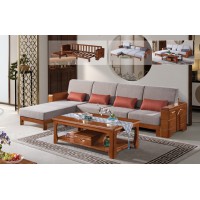 长城橡木客厅系列家具：沙发035#（转角）