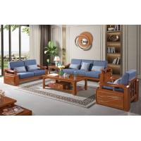 长城橡木客厅系列家具：沙发033#（1+2+3）