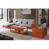 长城橡木客厅系列家具：沙发036#（转角）