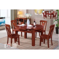 长城餐桌椅家具：餐台H-819#（木轨跳台）、餐椅131#