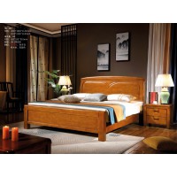 富有橡胶木家具：床282