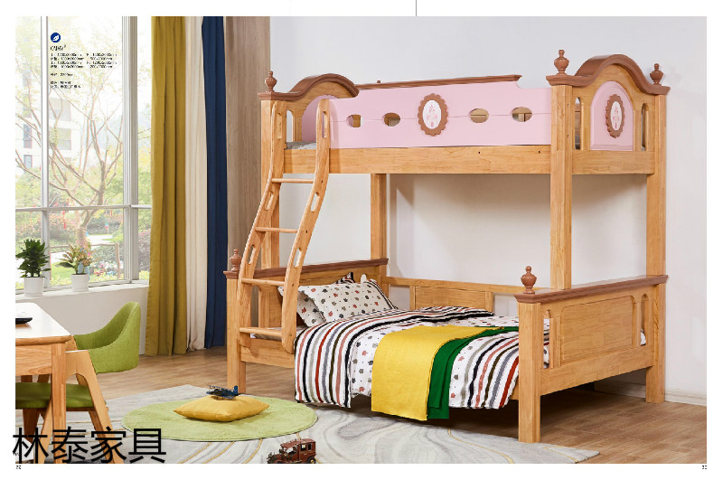 林泰家具·清晨品牌儿童橡木套房家具15