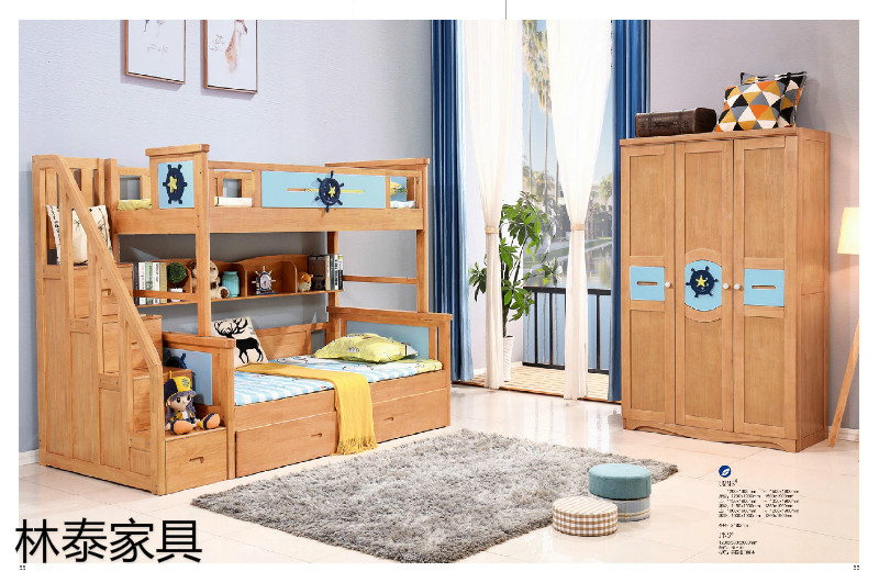 林泰家具·清晨品牌儿童橡木套房家具28