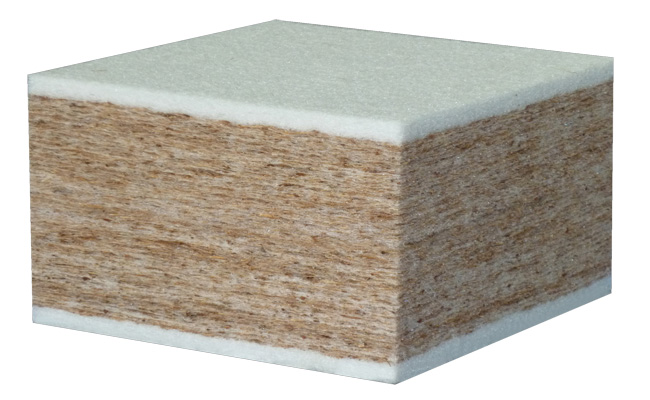 8CM厚度无胶水椰棕板-环保床垫内芯