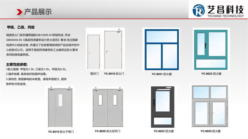 江西赣州艺昌科技防火门36