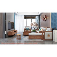康优宝轻奢新中式家具：K6H803沙发 转角+单位（B靠背储物箱体薄垫）