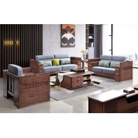 南喜紫金檀木家具：HK111#1+2+3沙发（厚垫）