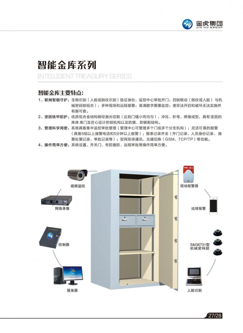 公检法智能枪弹柜、存管柜、金库门，爆炸危险品库房，保险箱、保险柜，金虎安防设备厂家