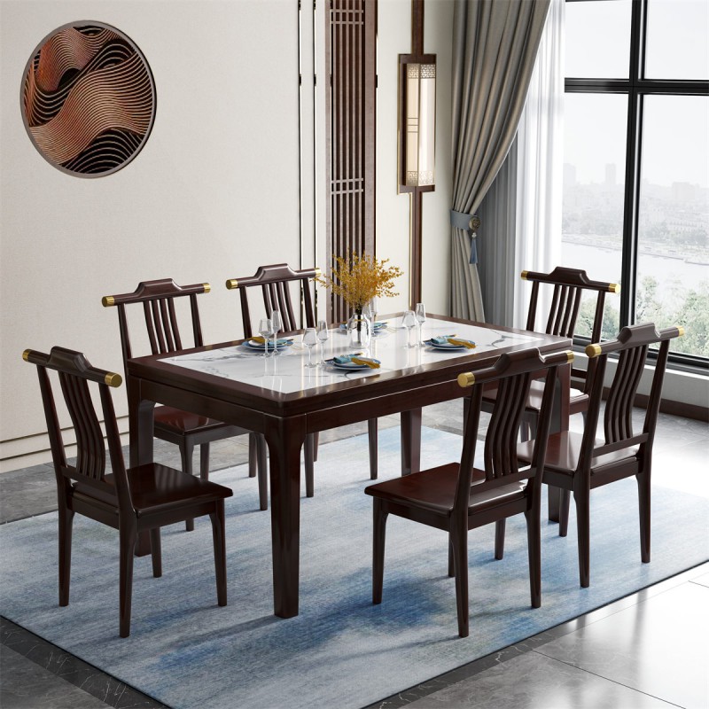瑞联新中式家具：302#方餐桌
