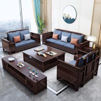 瑞联新中式家具：806#高箱高靠沙发