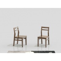 天伦雅乐现代极简南美黑胡桃木家具： CY103餐椅