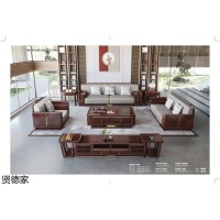 贤德家家具，南康国潮新中式家具，江西乌金木套房厂家，御品新中式乌金木招商