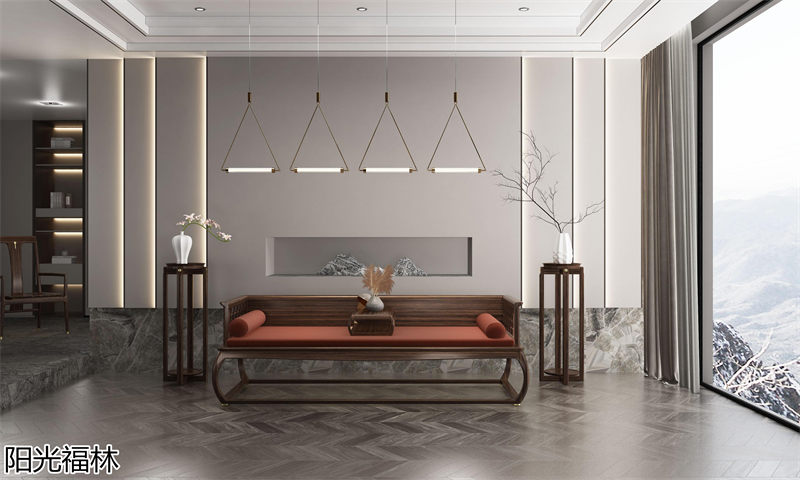 阳光福林·和顺新中式风格乌金木家具