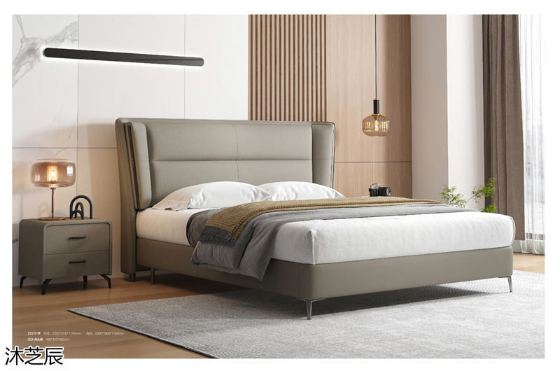 沐芝辰现代极简软体床、软体沙发