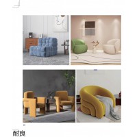 南康网红沙发、休闲椅子、设计师家具，江西亚克力椅子、商用洽谈椅，耐良家具厂家
