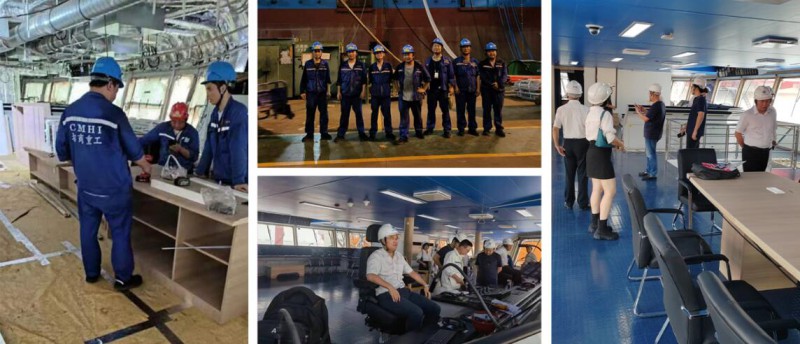 招商工业海门基地“278船舶”项目金风海洋“中天31”风电安装平台