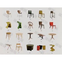 南康外贸出口椅子,江西设计师椅子,巴蕾餐桌,雪橇椅,椅子工程定制生产厂家,端瑞家具